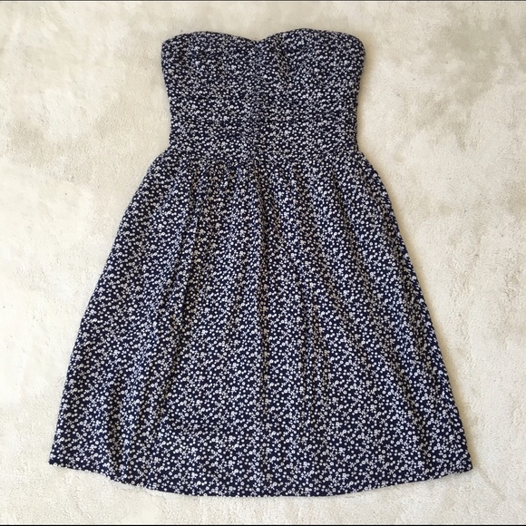 Floral Strapless Dress