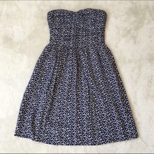 Floral Strapless Dress