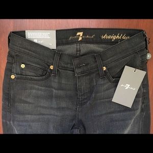 7 for all mankind straight leg NWT ladies sz 25