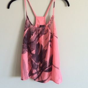 Floral Chiffon/ Cotton Tank top