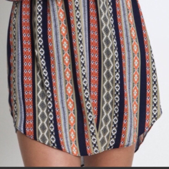 SALE🌻Retro Vintage Printed Mini Shirt Dress Tunic - Picture 3 of 3