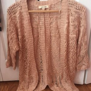 Soft Pink Thin Cardigan