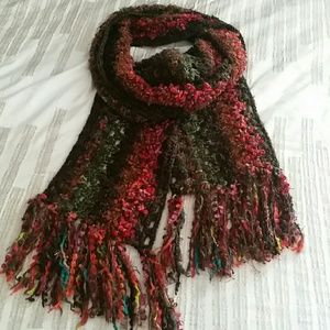 Steve Madden Funk Chunky Crochet Scarf