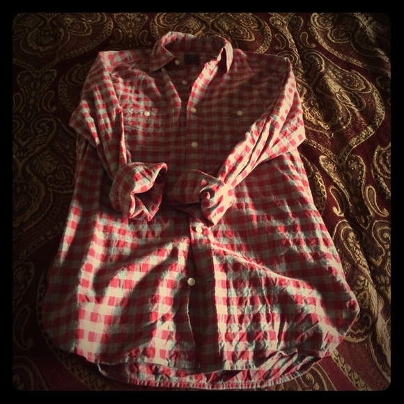 Gap woven flannel size s