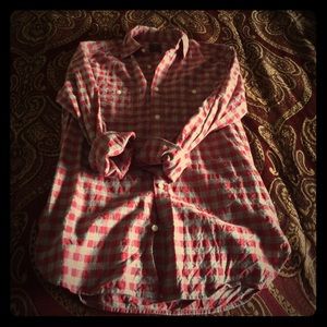 Gap woven flannel size s