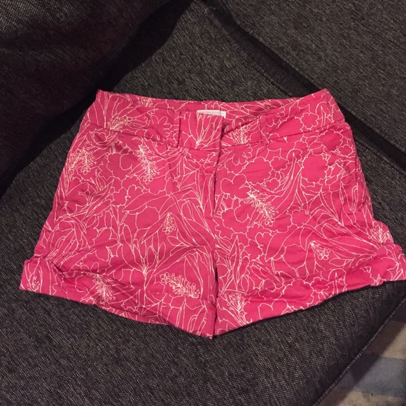 Pink printed shorts
