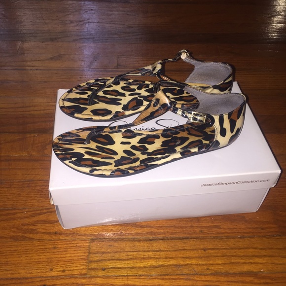 Leopard Jessica Sandals