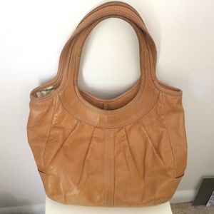 Coach Ergo Leather Pleated Bag