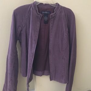 Purple corduroy jacket