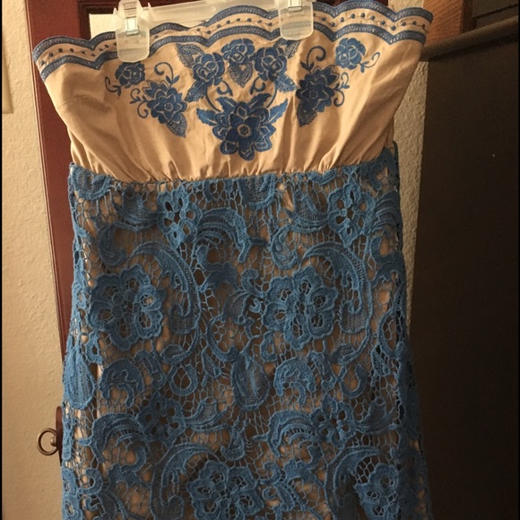 Flying Tomato Strapless Dress