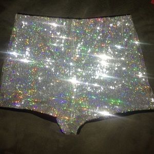 Forever 21 SMALL sequined shorts.