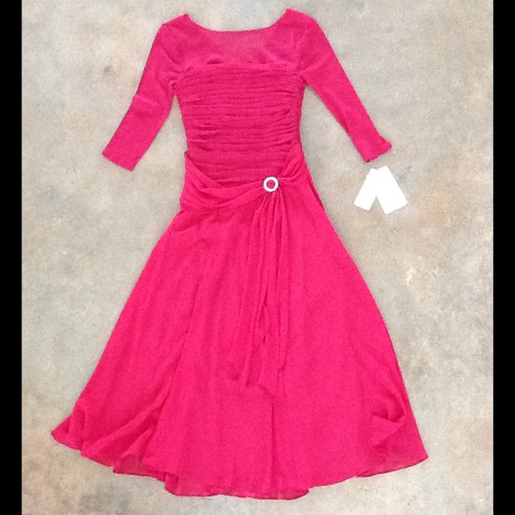 Classic Red Party Dress