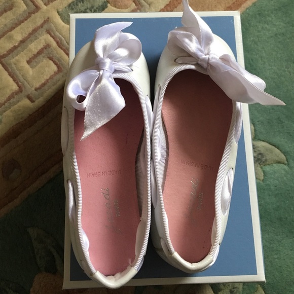 Jacadi bow balarina shoes