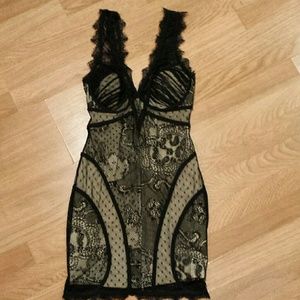 Bebe lacey mini dress