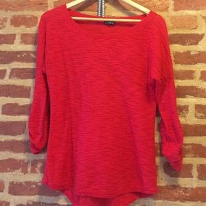 Red light weight sweater