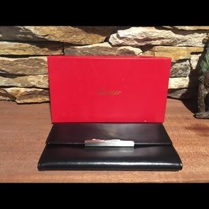 Cartier black wallet