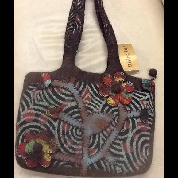 Rising Tide Handcrafted Printed Floral Tote