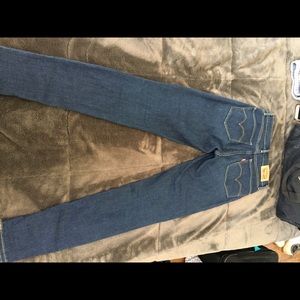 Levi high rise skinny jeans