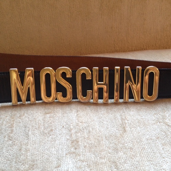Authentic black vintage Moschino belt *sale*