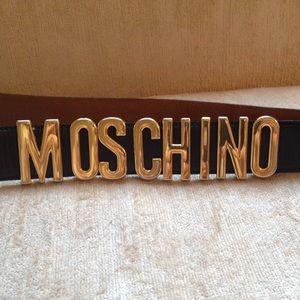 Authentic black vintage Moschino belt *sale*