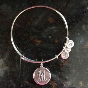 Akex and Ani initial M bracelet