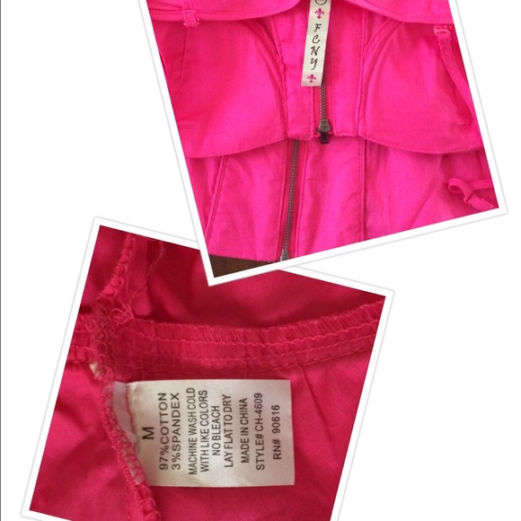 FCNY corset/halter preplum with exposed zipper - Picture 2 of 4