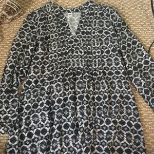 Black and white dress