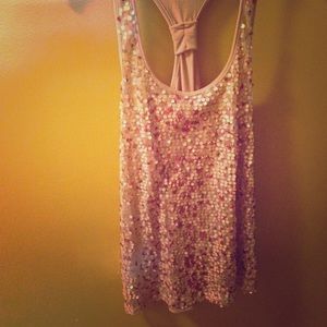 Tank top sequin