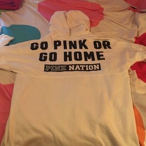 PINK VS oversized thin hoodie