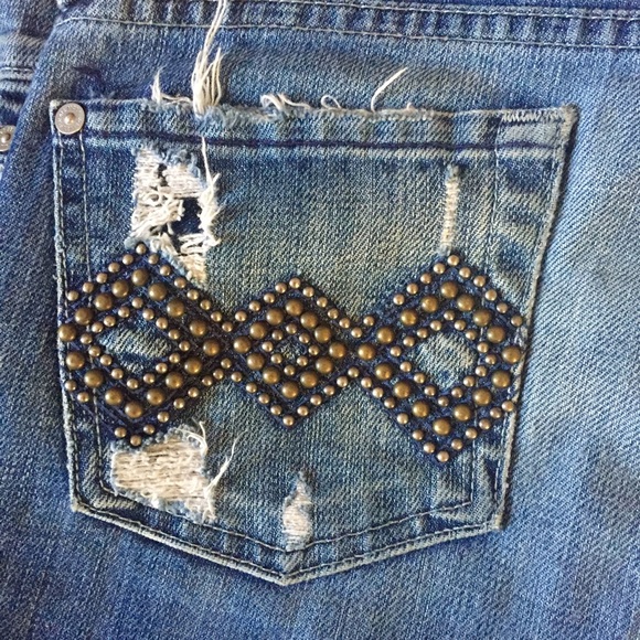 7 for all Mankind Distressed skinny jeans - Picture 2 of 4