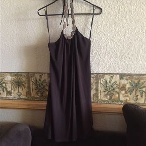 Beaded Neckline Cocktail Dress