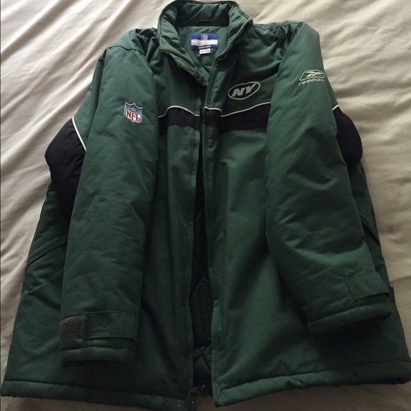 NFL Reebok Jets Heavy Jacket - Picture 3 of 4