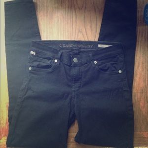 Citizens of Humanity black skinny jeans