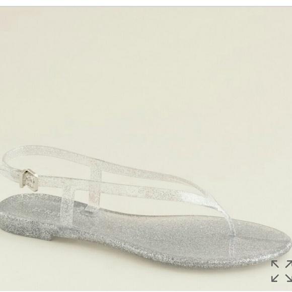 J.Crew Glitter Jelly Sandles