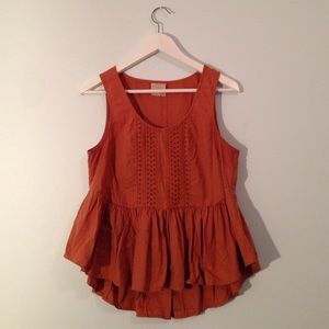 Anthropologie babydoll tank