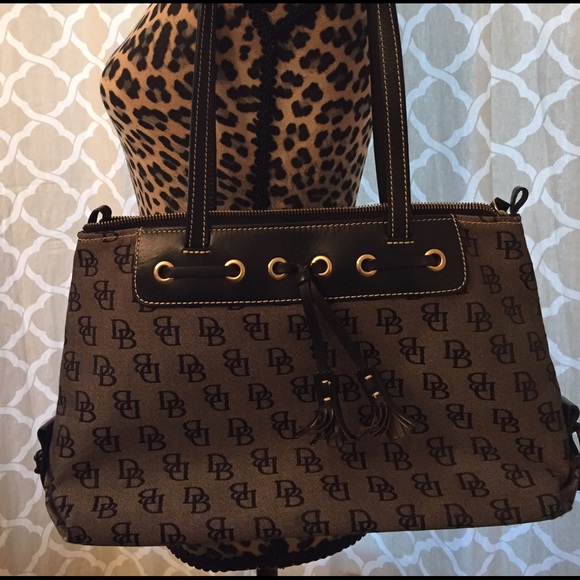 Dooney & Bourke large tassel top zip