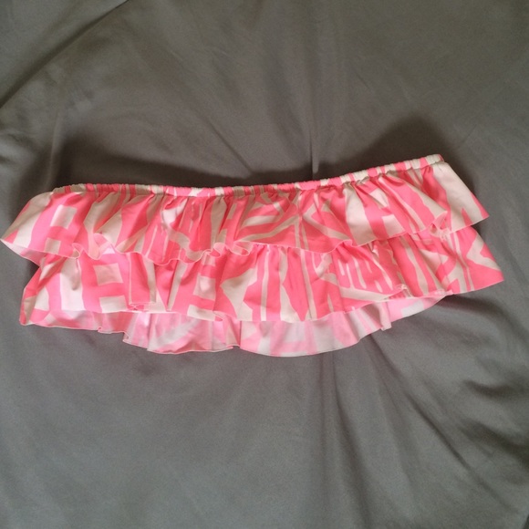 Roxy Ruffle Bandeau Bikini Top - Picture 2 of 4