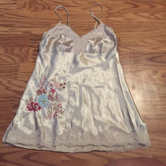 Gold Floral Silky Blouse