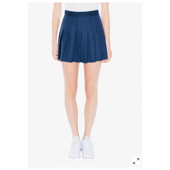 American Apparel navy tennis skirt