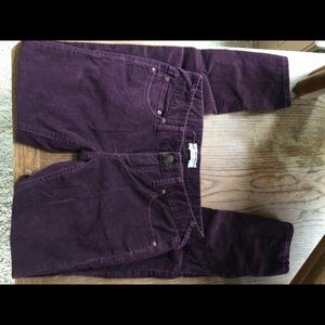Free People skinny cords in eggplant