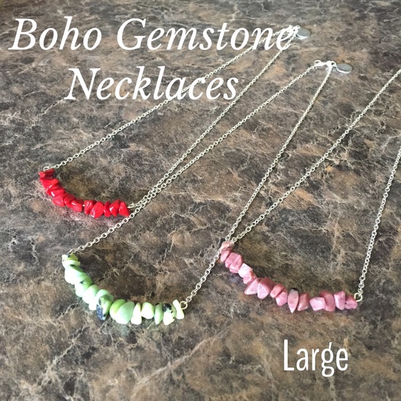 Boho Gemstone Necklaces