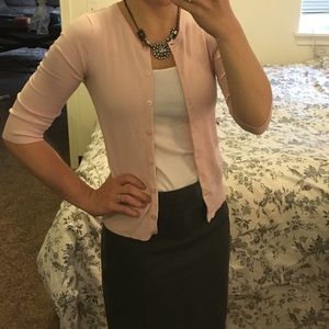 Pretty in pink cardigan