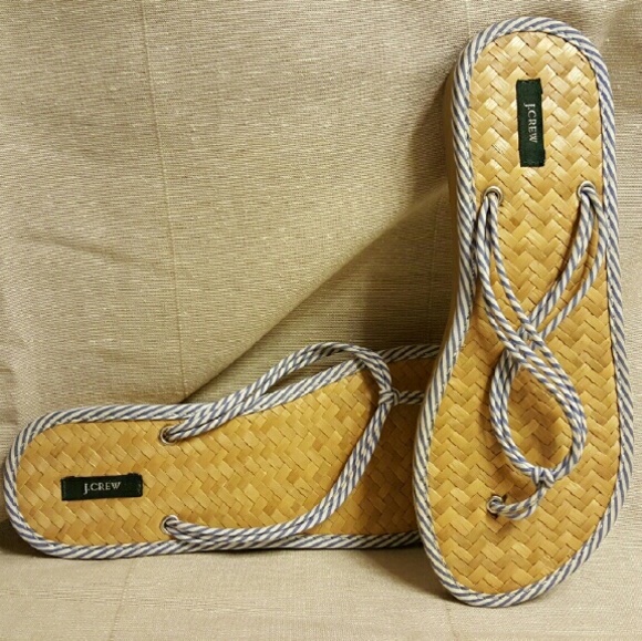 Striped J.Crew sandles - Picture 2 of 3