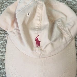 Peach polo hat
