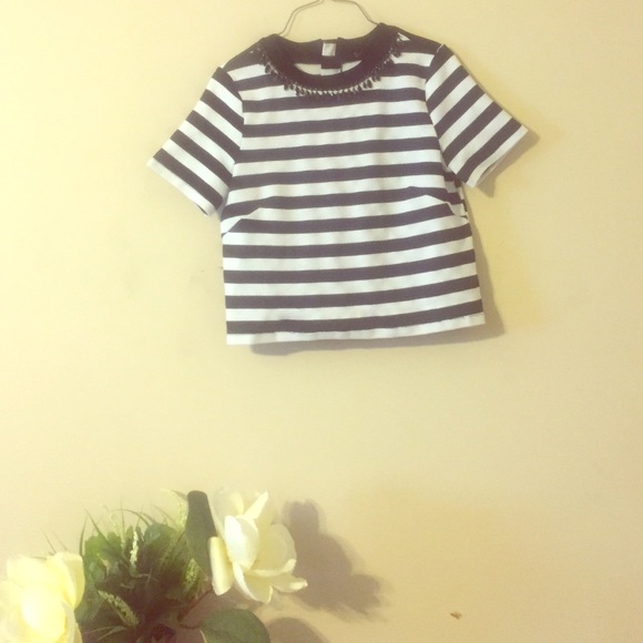 Stripped crop top