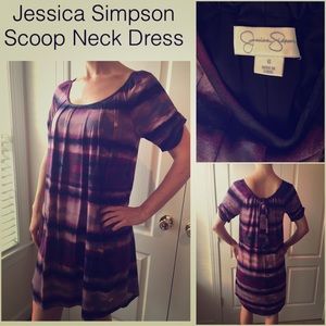 Jessica Simpson Scoop-Neck Dress