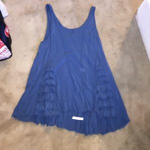 Intimately Free People short blue ruffle dress