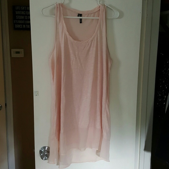 Long hi/low tank top