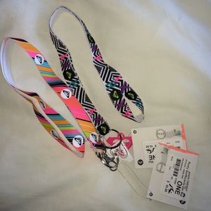 Two ROXY Lanyards