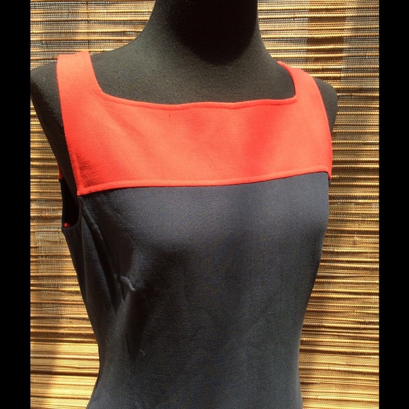 Michael Kors navy/red dress.